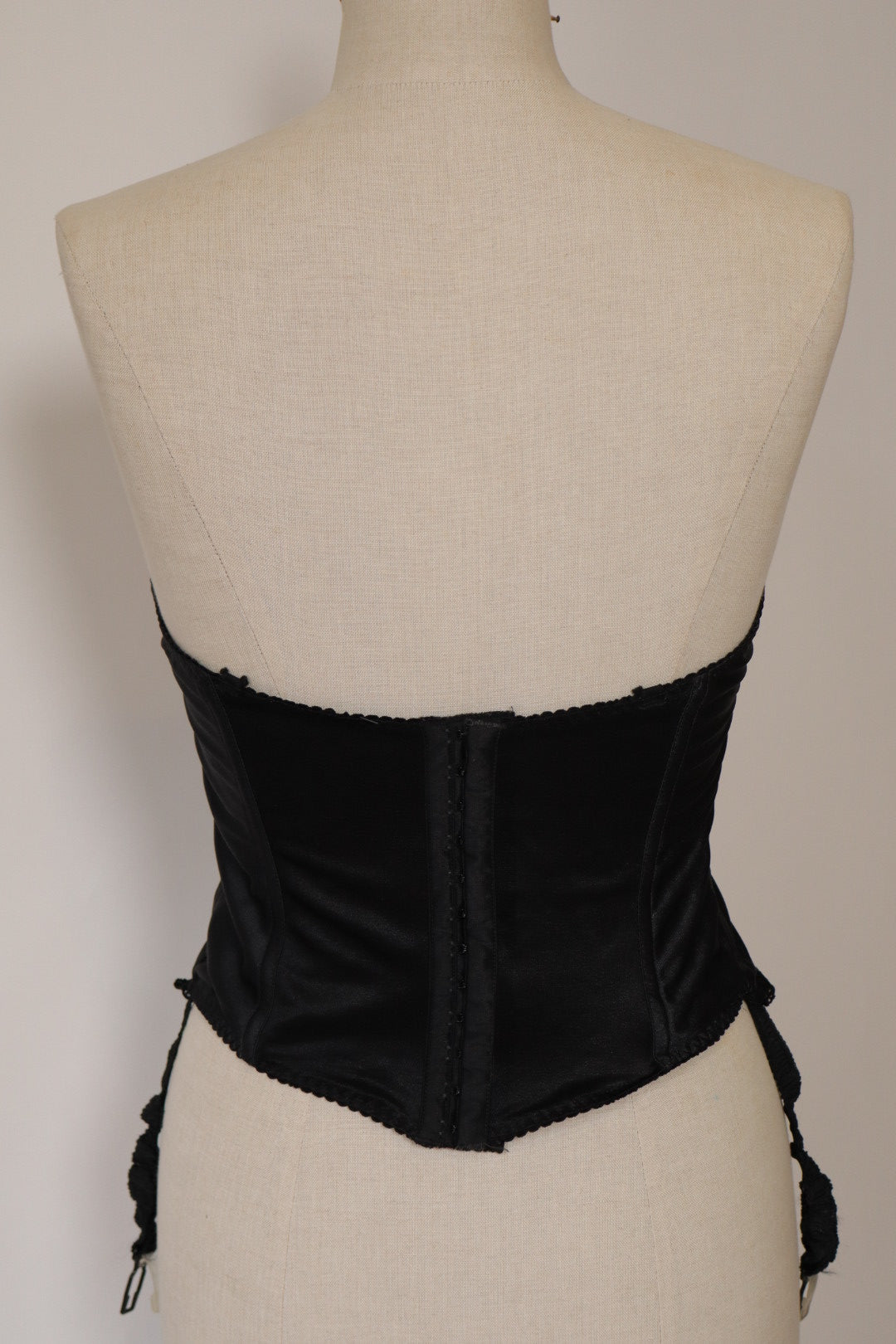 Black lace bustier size Large FR95C / EU80C / US36C, made in France
