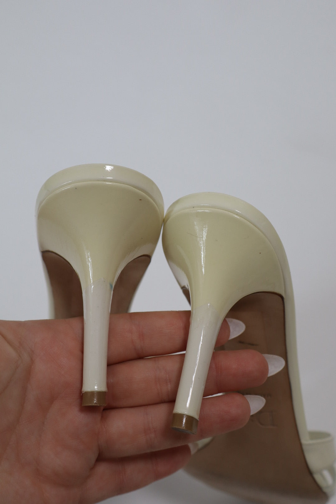 Christian Dior by John Galliano early 2000’s off white heels size 41 / us 10