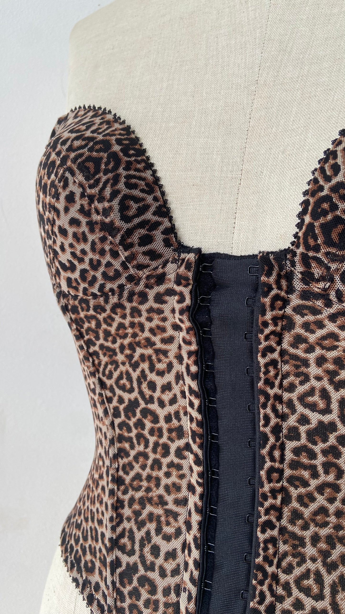 Y2K leopard bustier size XS - A cup