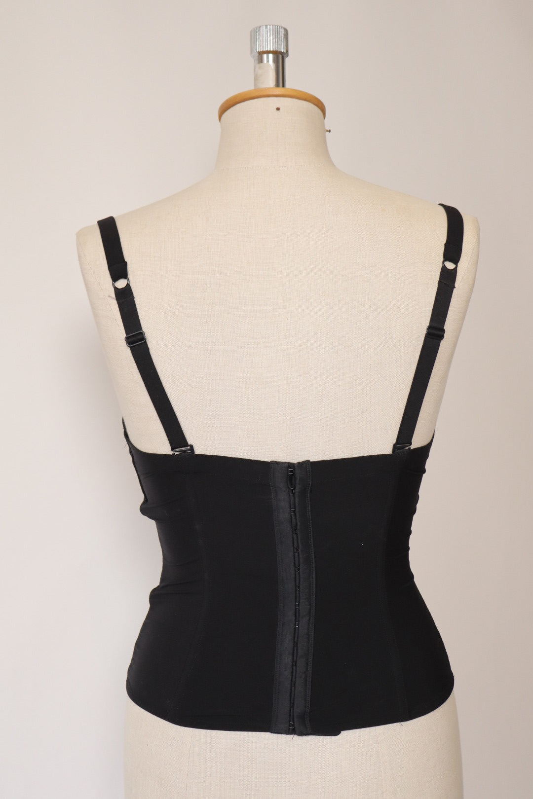 Black lace bustier - not see trough by Lou, size EU70D / FR85D / US34D