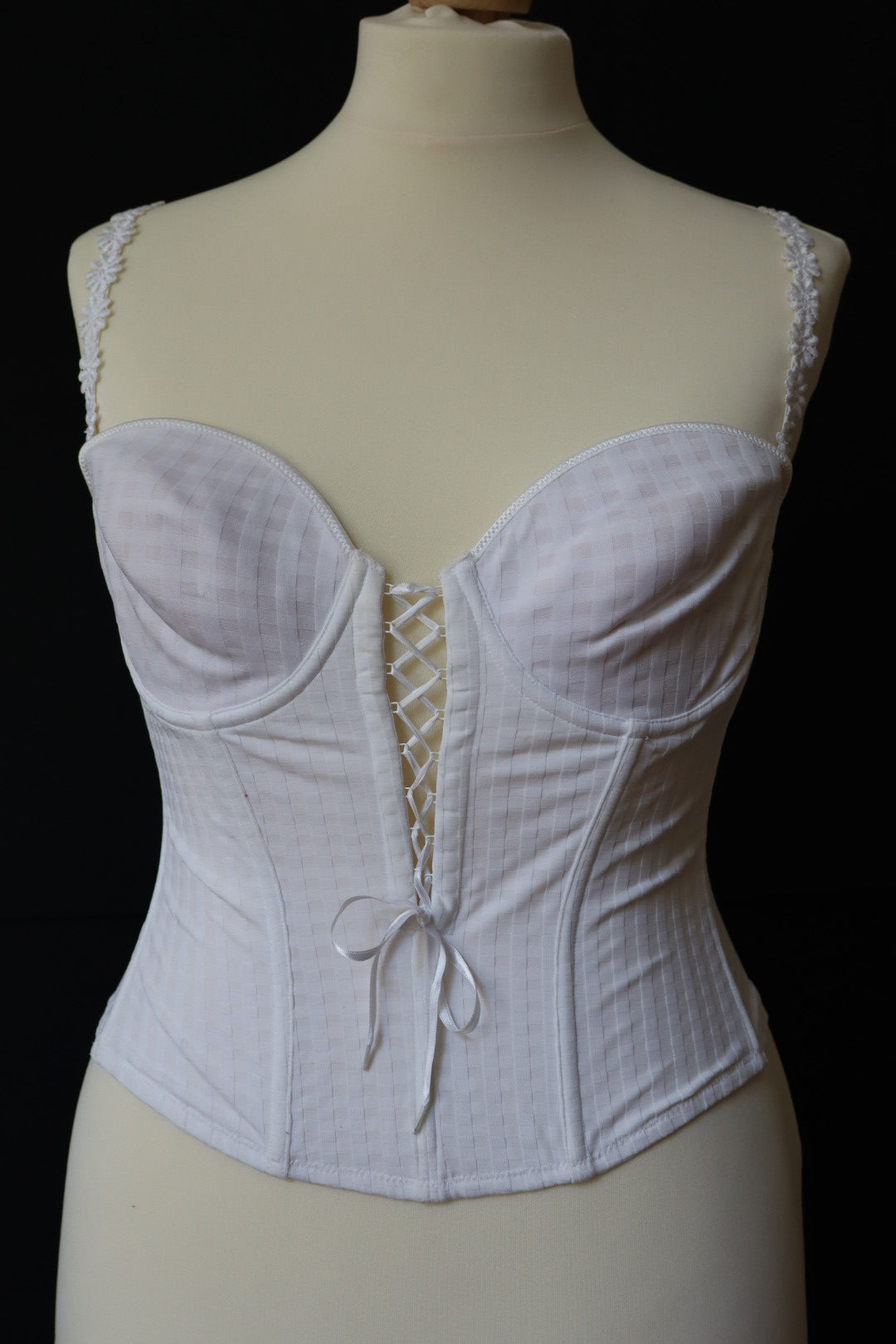 White Marie Jo bustier size XL (eu85b - fr100b - us38b)
