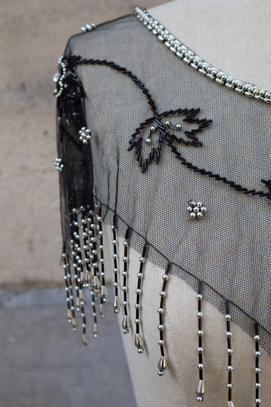 Beaded cape / stola - taille unique