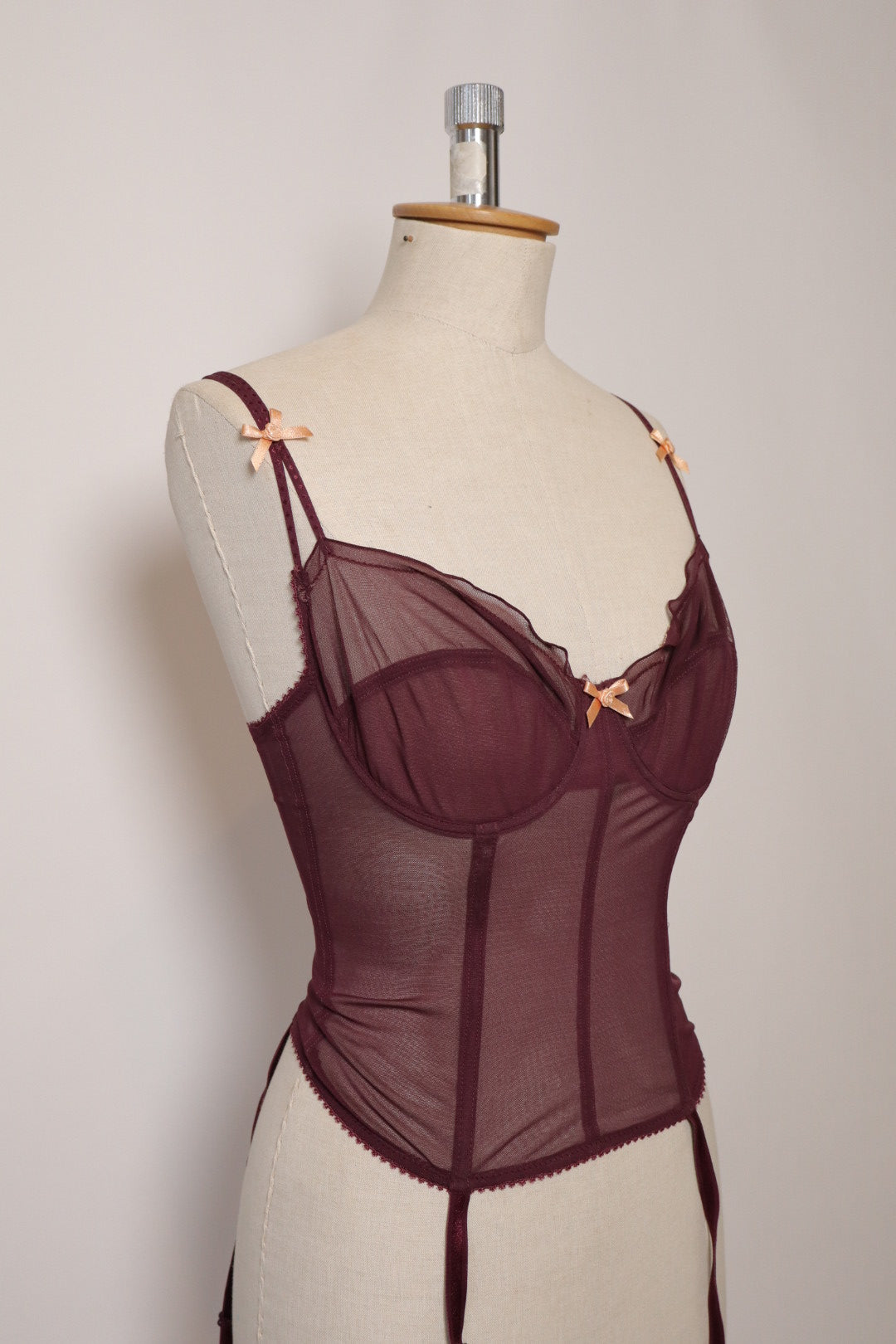 Aubergine see trough bustier size EU75C / FR90C / US34C
