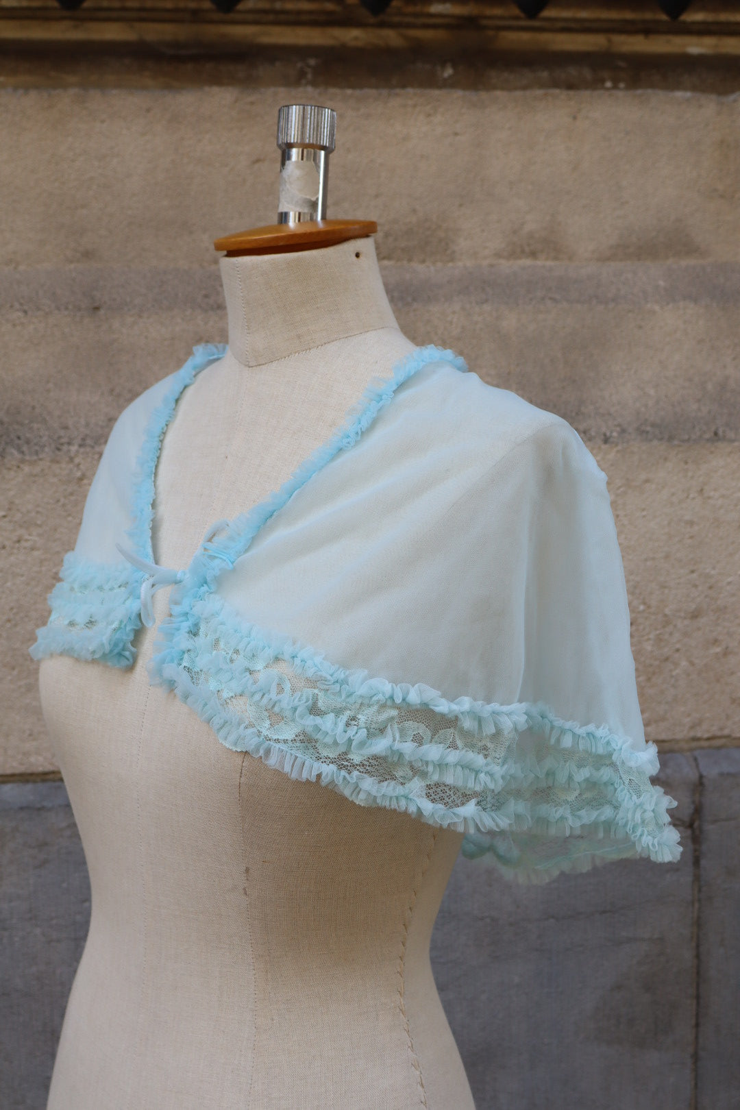 Deadstock Italian lingerie cape - taille unique