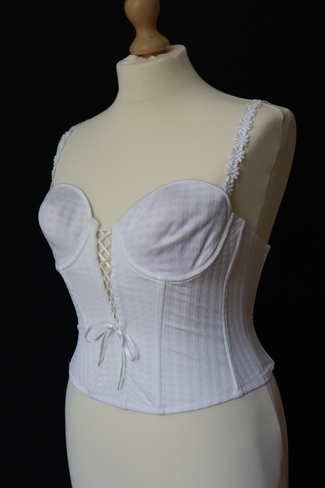 White Marie Jo bustier size XL (eu85b - fr100b - us38b)