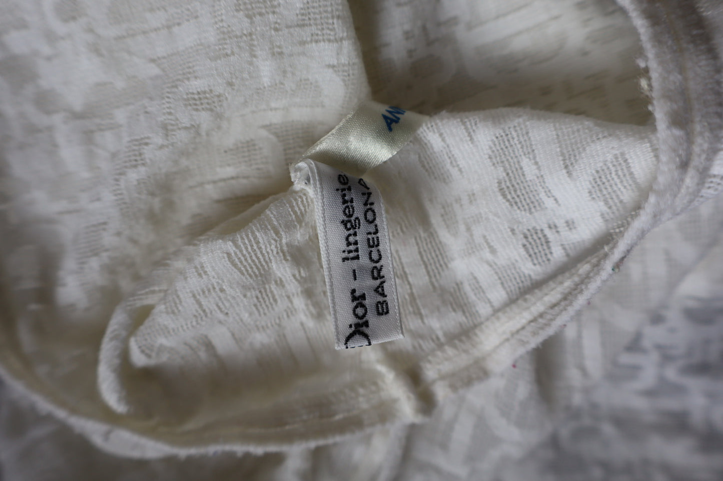 Dior oblique (monogram) print see-trough white T-shirt size S/M