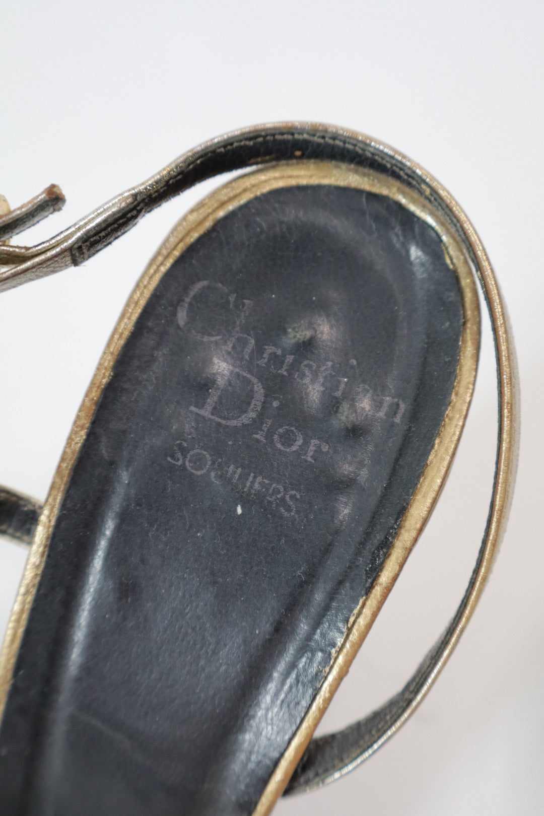 1960’s gold Christian Dior heels Size 36