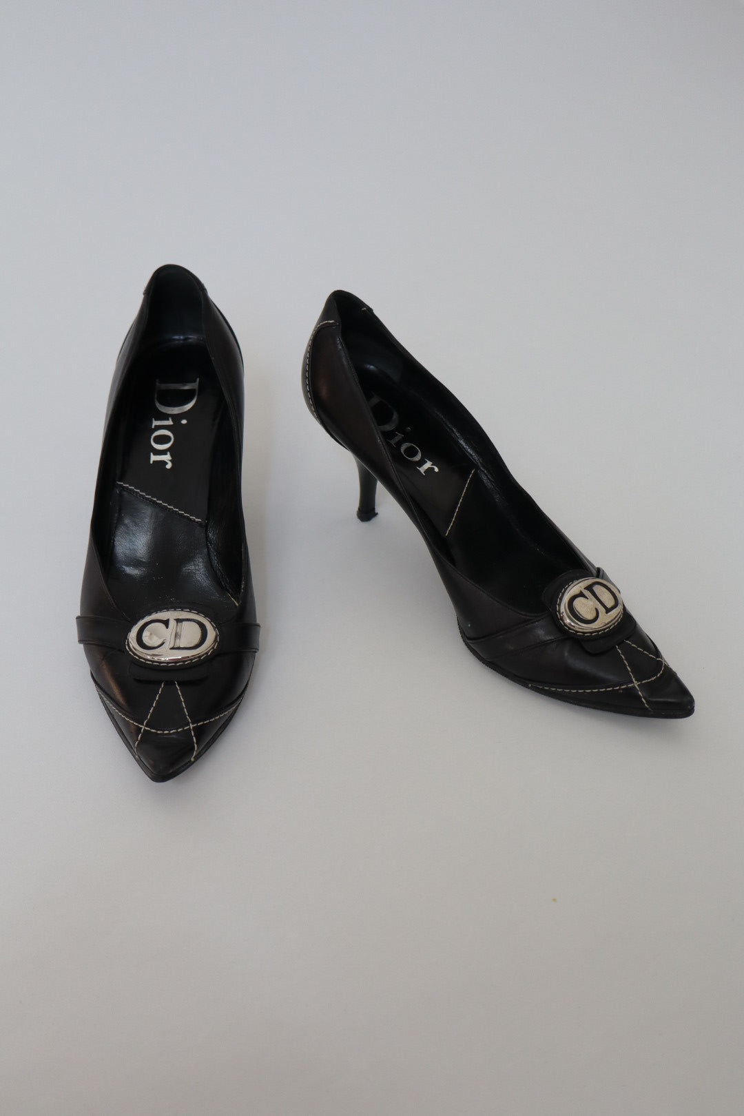 Christian dior by John Galliano fall/winter 2006 black heels size 40 / us9