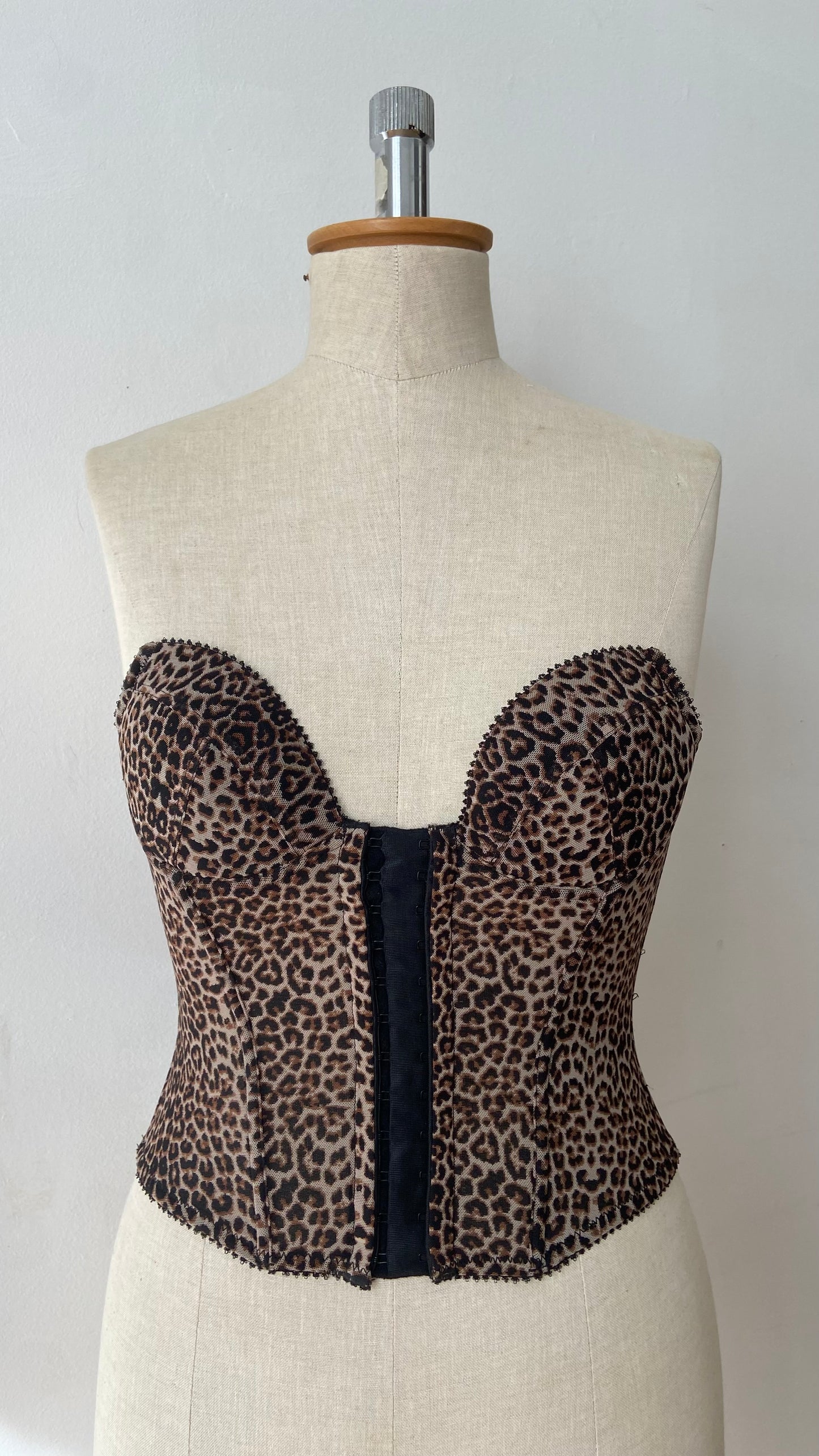 Y2K leopard bustier size XS - A cup