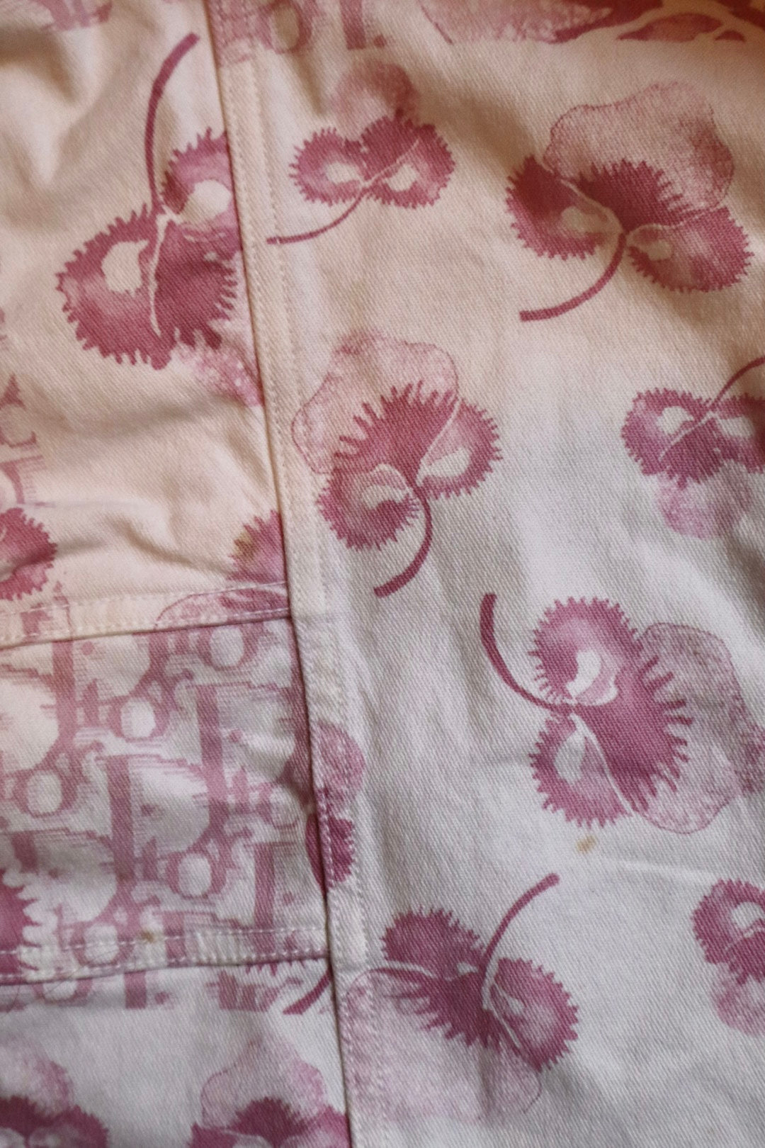 Dior by John Galliano S/S 2005 girly collection overall dress size large - iconic pink oblique cherryblossom print