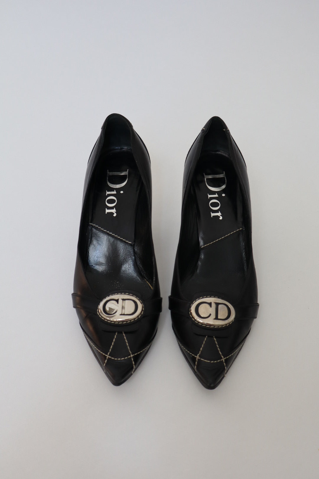 Christian dior by John Galliano fall/winter 2006 black heels size 40 / us9