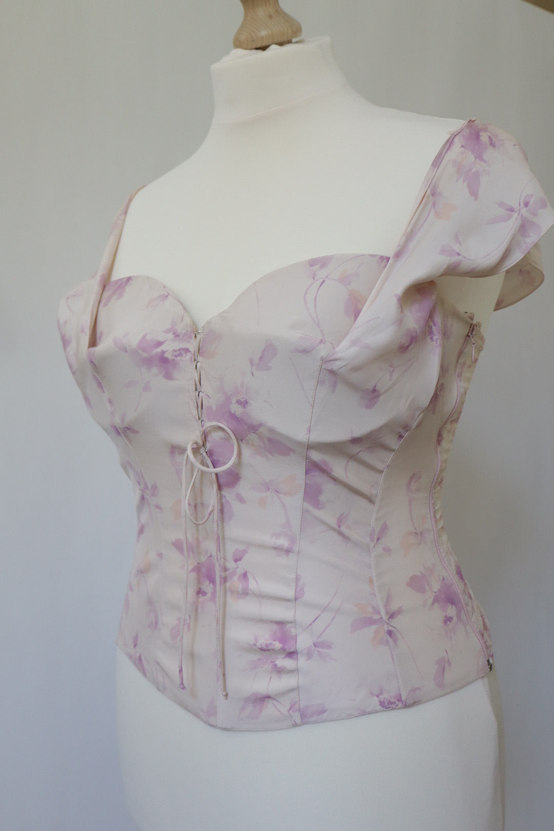 La Perla collezione flower print bustier size it48 / eu44 / XXL