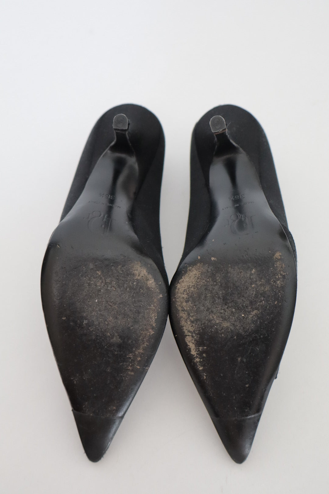 Black silk Christian Dior by John Galliano heels F/W 2003 with lock&key size it36.5 us6