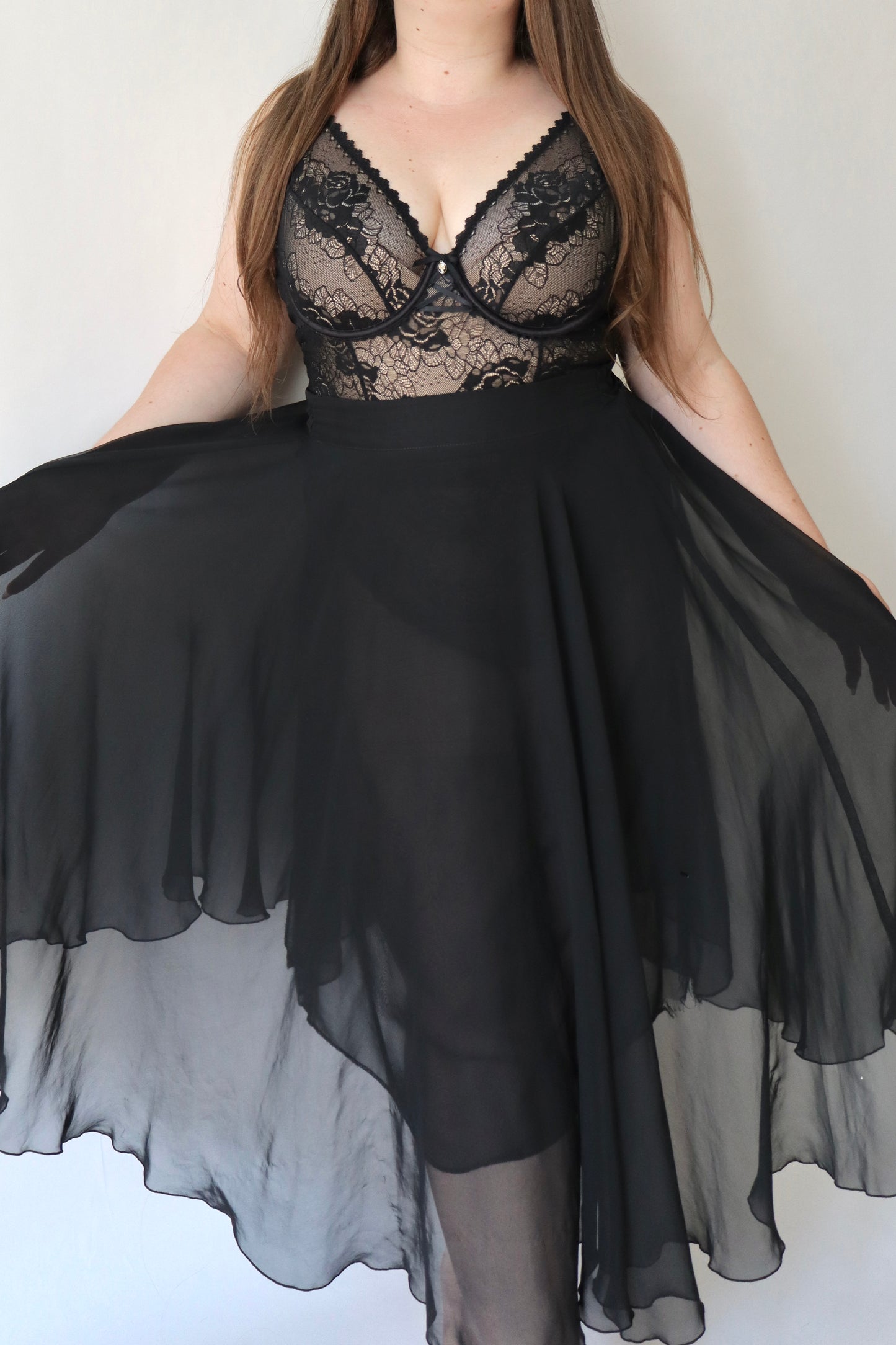 Black lace body size EU100C / FR115C / US44C