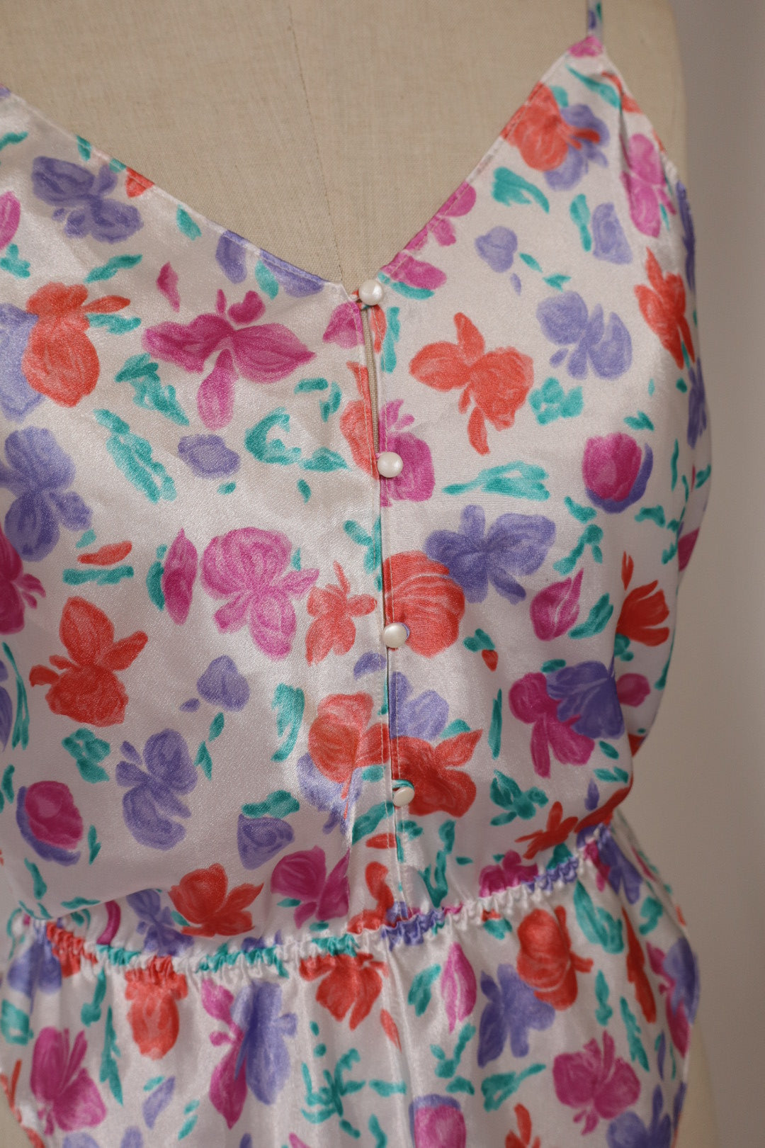 1980’s flower print body size M