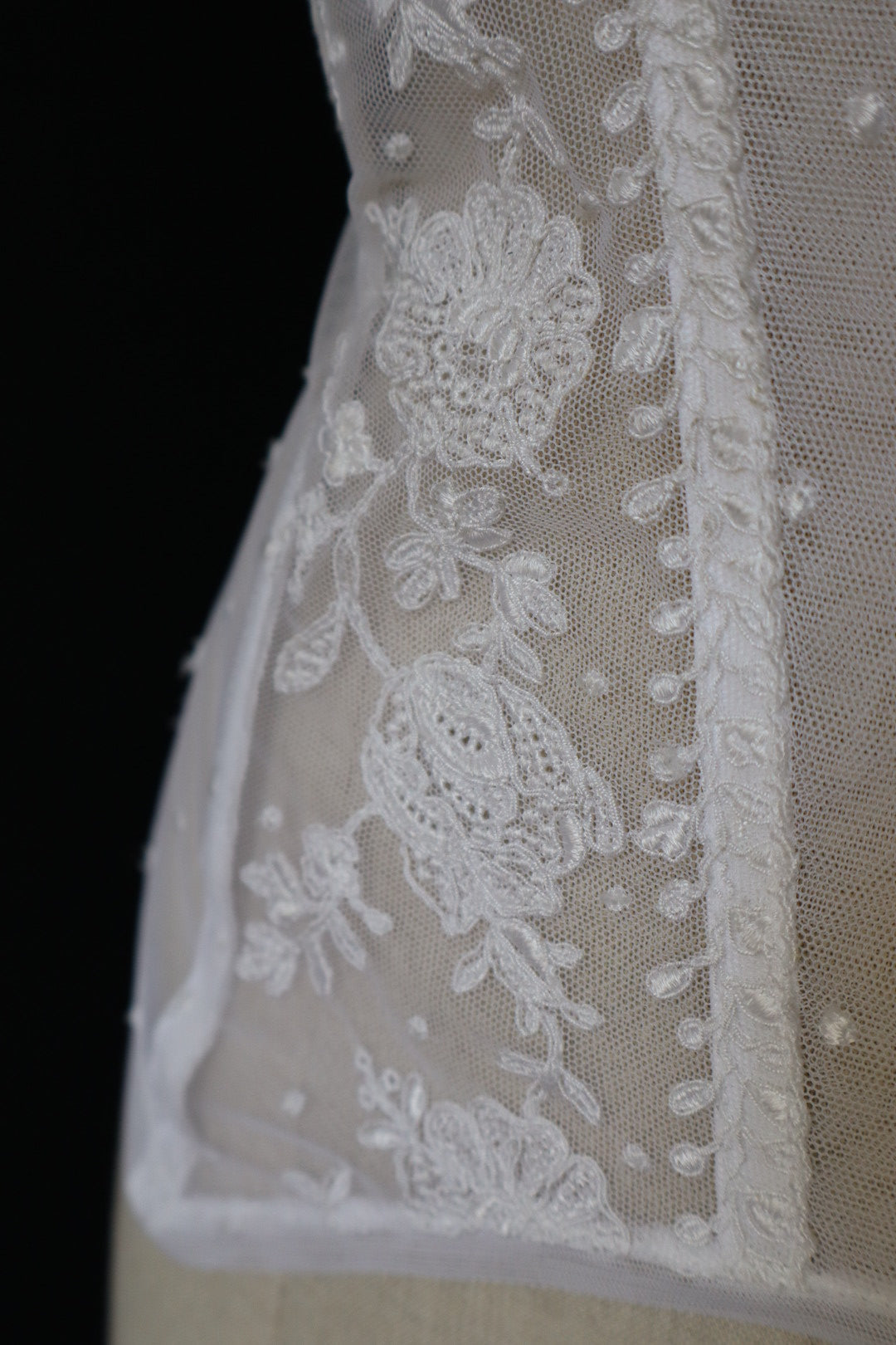 Christian Dior White lace bustier size eu80C / fr95C / US36C - Large