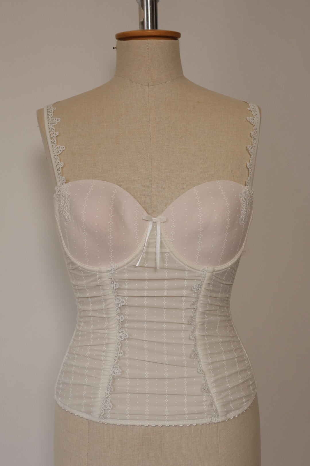 White Marie Jo bustier (size eu75C - fr90C - uk34c)