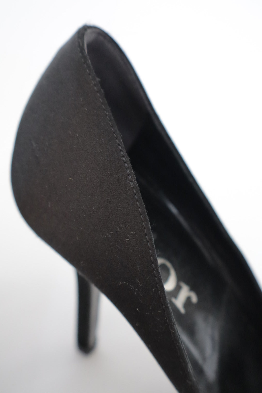 Christian Dior by John Galliano F/W 2004 black “I LOVE DIOR" heels (it 36 / us5.5)