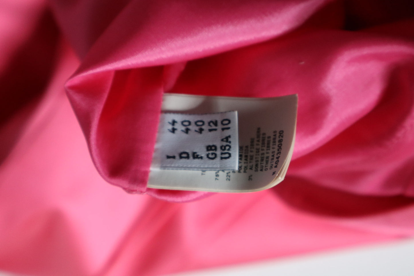 Hot pink Moschino dress size M / L