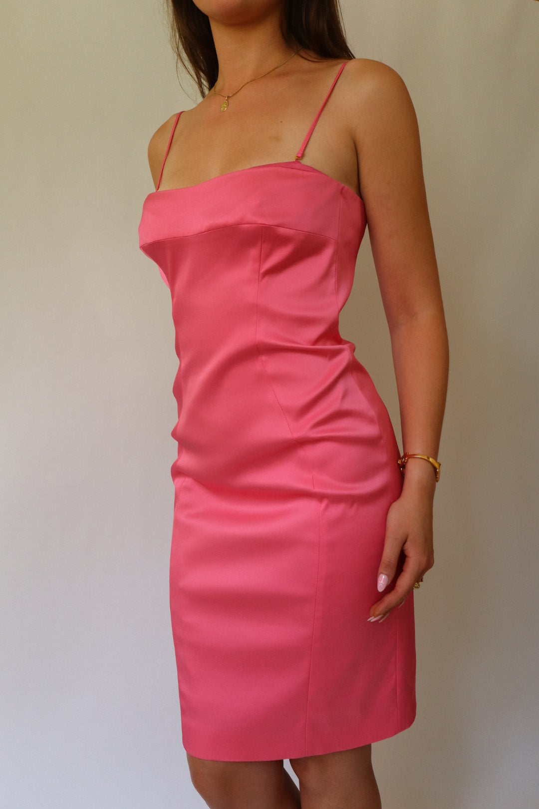 Hot pink Moschino dress size M / L