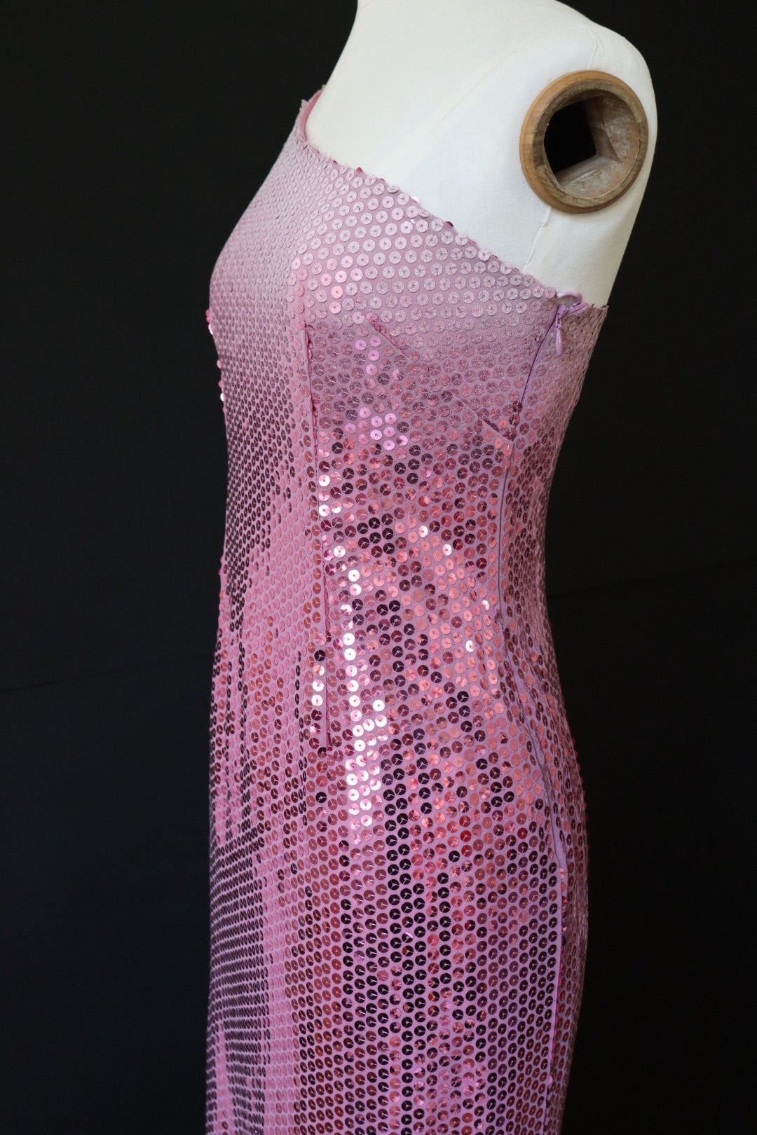 Moschino long ombre sequin gown Spring/Summer 2000 size XS