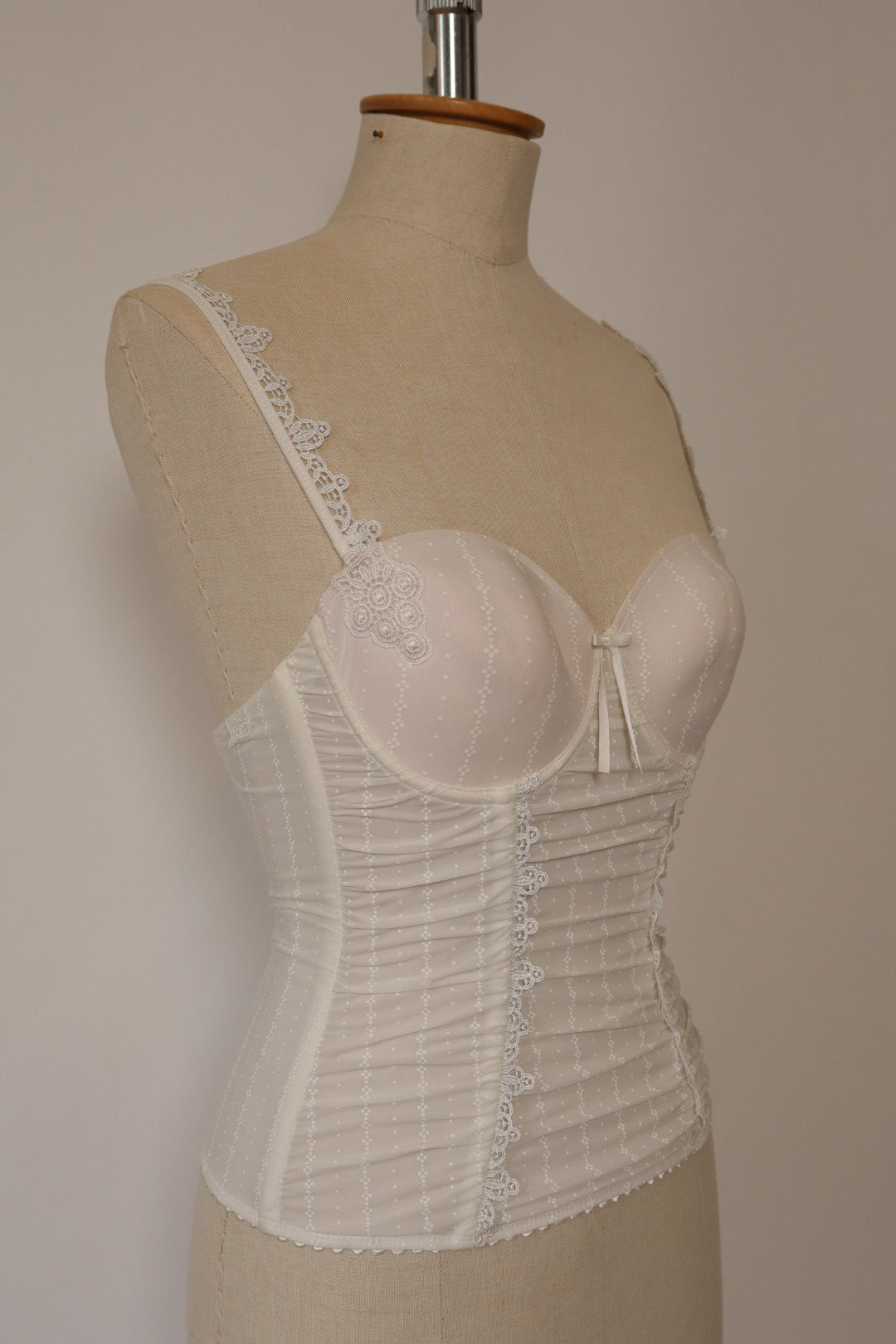 White Marie Jo bustier (size eu75C - fr90C - uk34c)