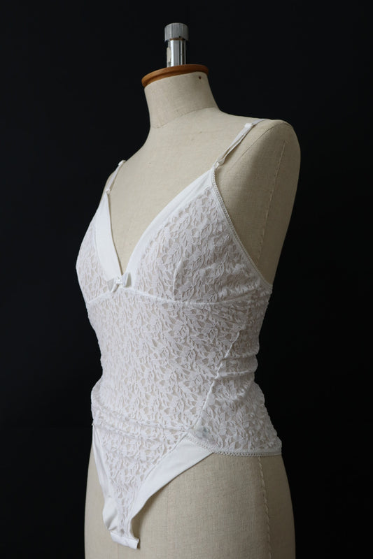 White transparent body size Large