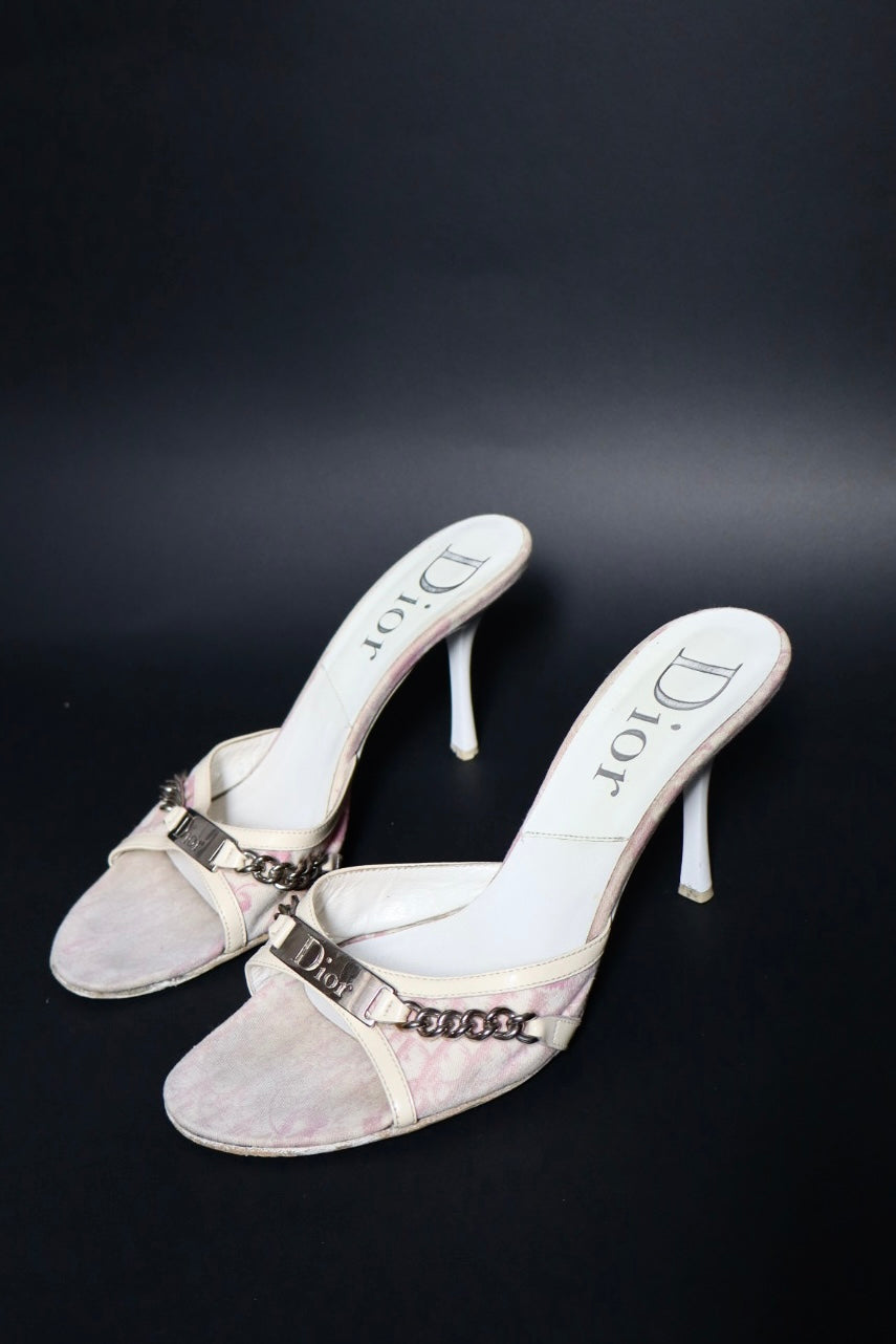 Dior by John Galliano S/S 2004 girly collection heels size 39 (us 8.5)