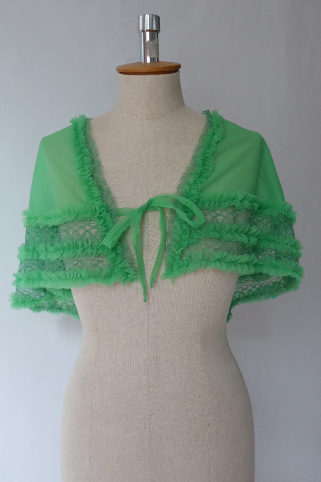1950’s Italian deadstock lingerie cape - taille unique