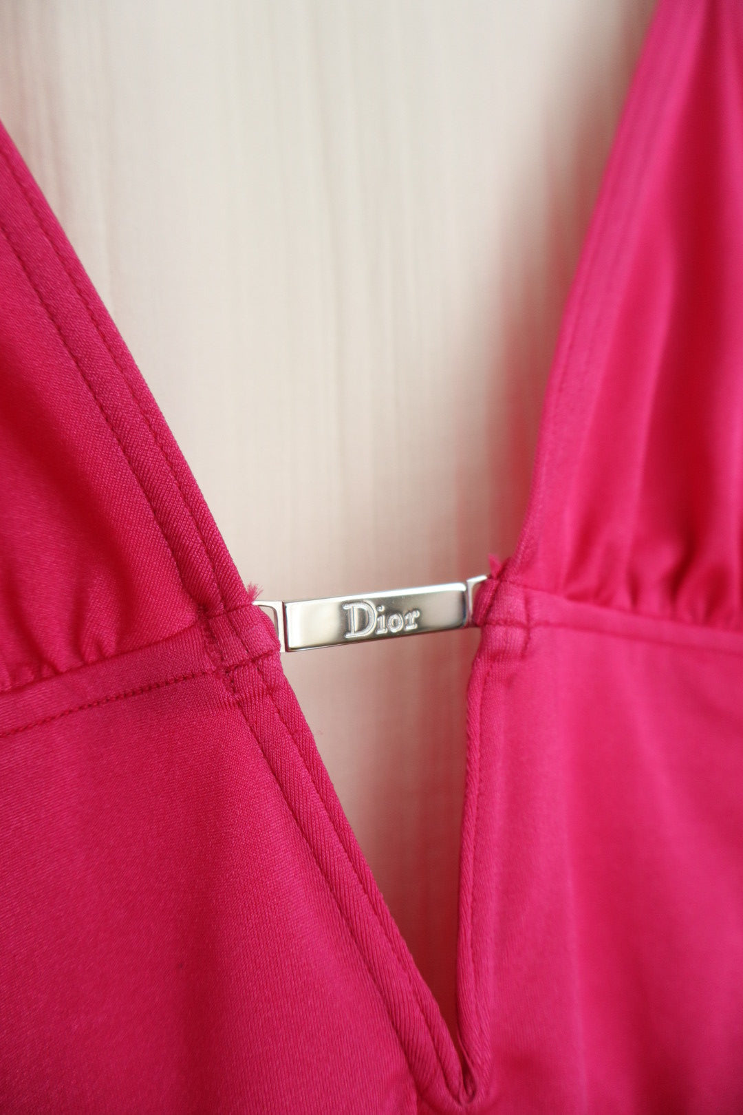 Hot pink early 2000’s Christian Dior by John Galliano bathing suit size 38 - S/M