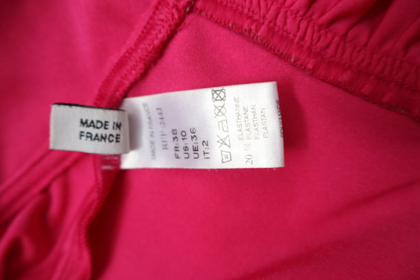 Hot pink early 2000’s Christian Dior by John Galliano bathing suit size 38 - S/M