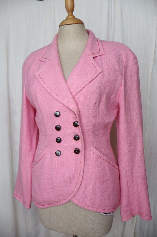 Pink 1980’s Christian Dior boutique blazer size 38 - Medium