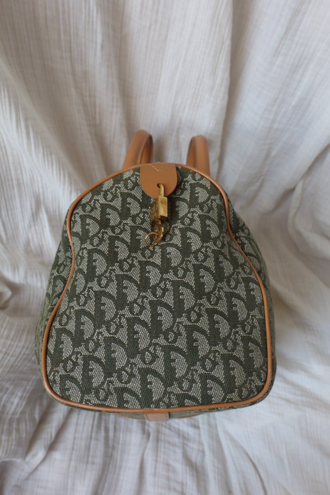 Christian Dior 2002 boston bag, oblique / monogram print