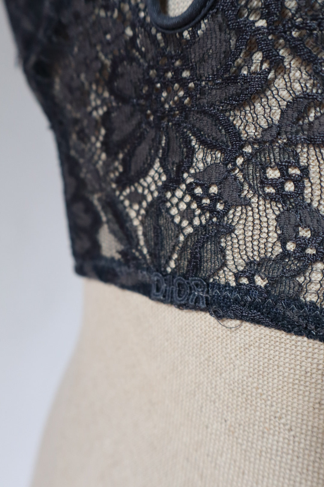 Black Christian Dior bustier size S/M (EU70B - FR85B - US32B)
