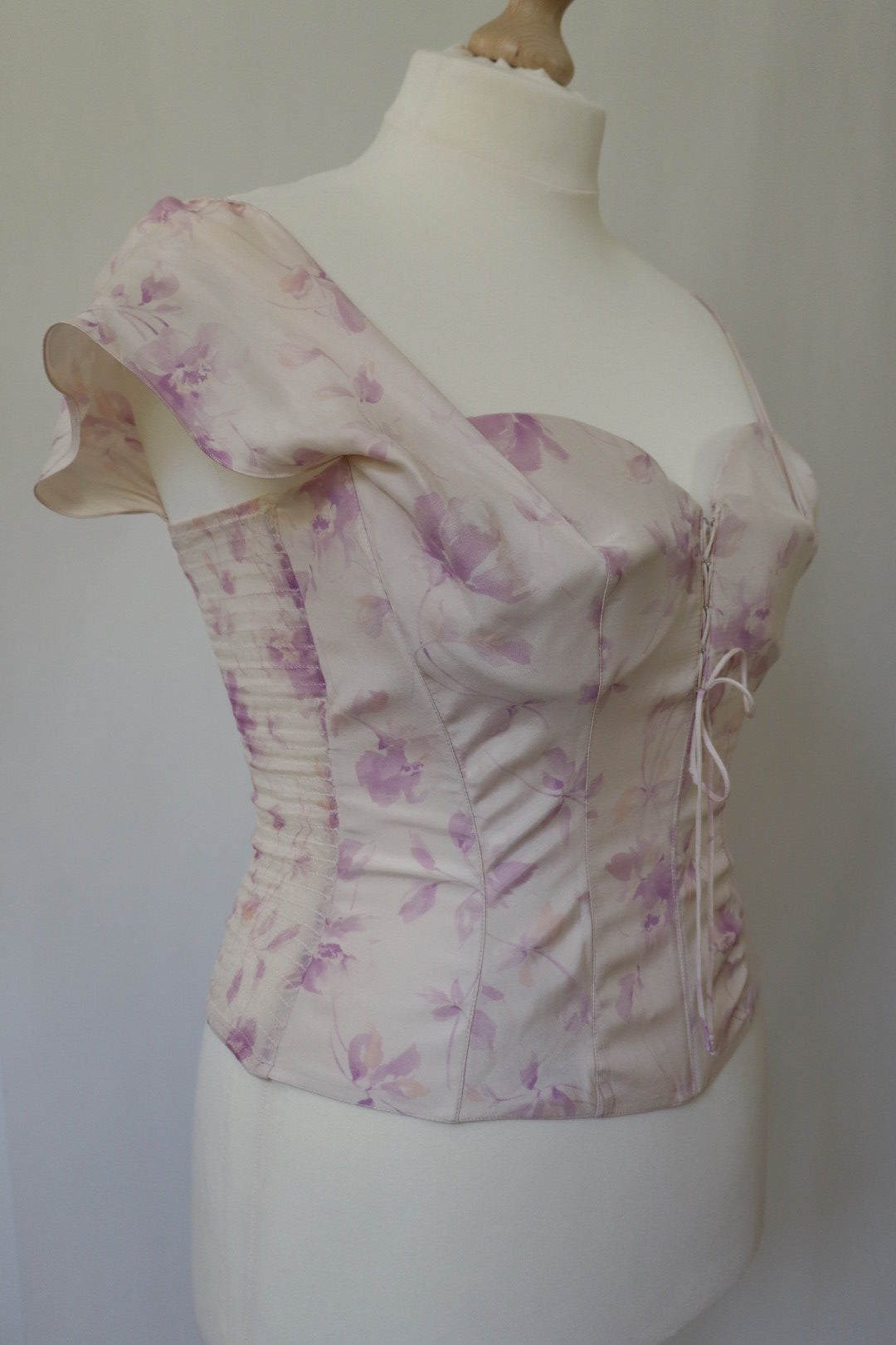 La Perla collezione flower print bustier size it48 / eu44 / XXL