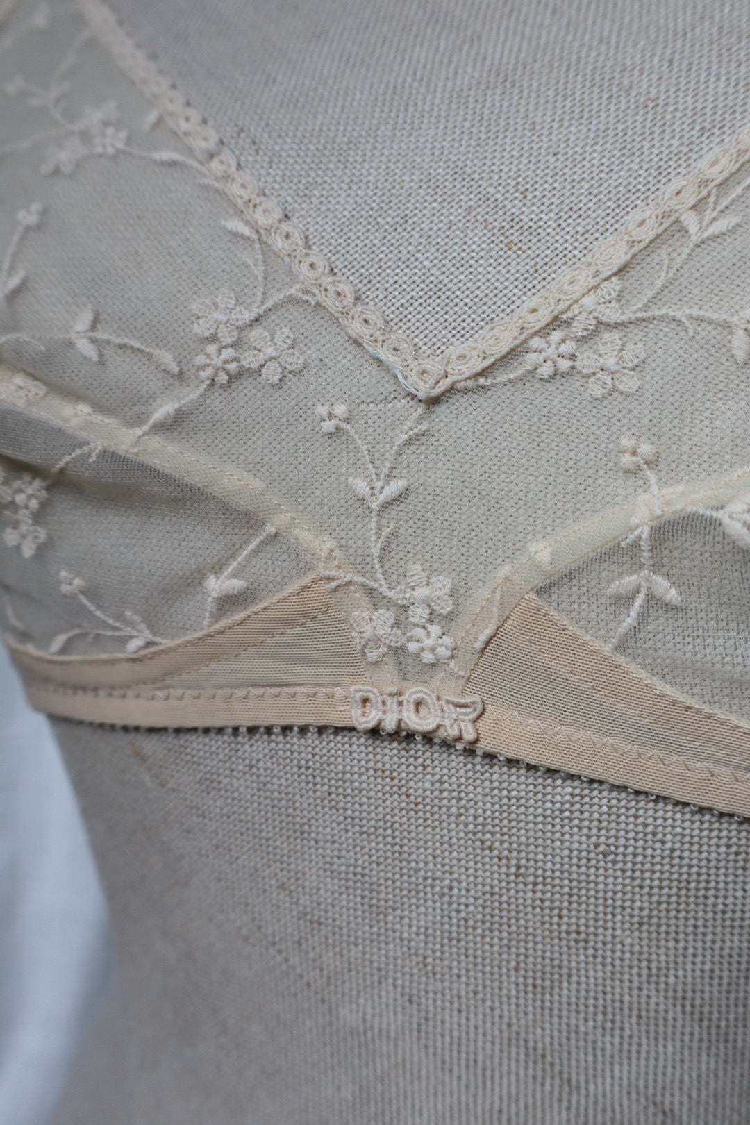 Christian Dior nude lingerie set size M/L
