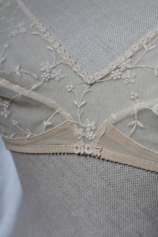 Christian Dior nude lingerie set size M/L