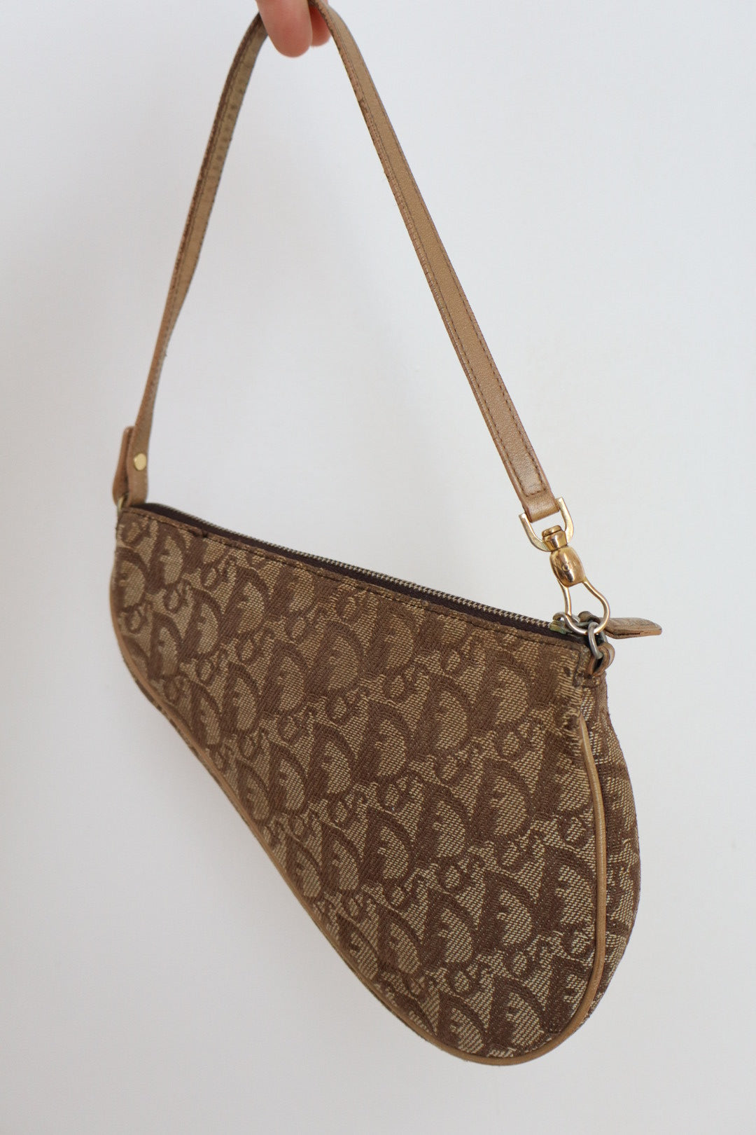 Christian Dior 2002 mini Diorissimo saddle bag