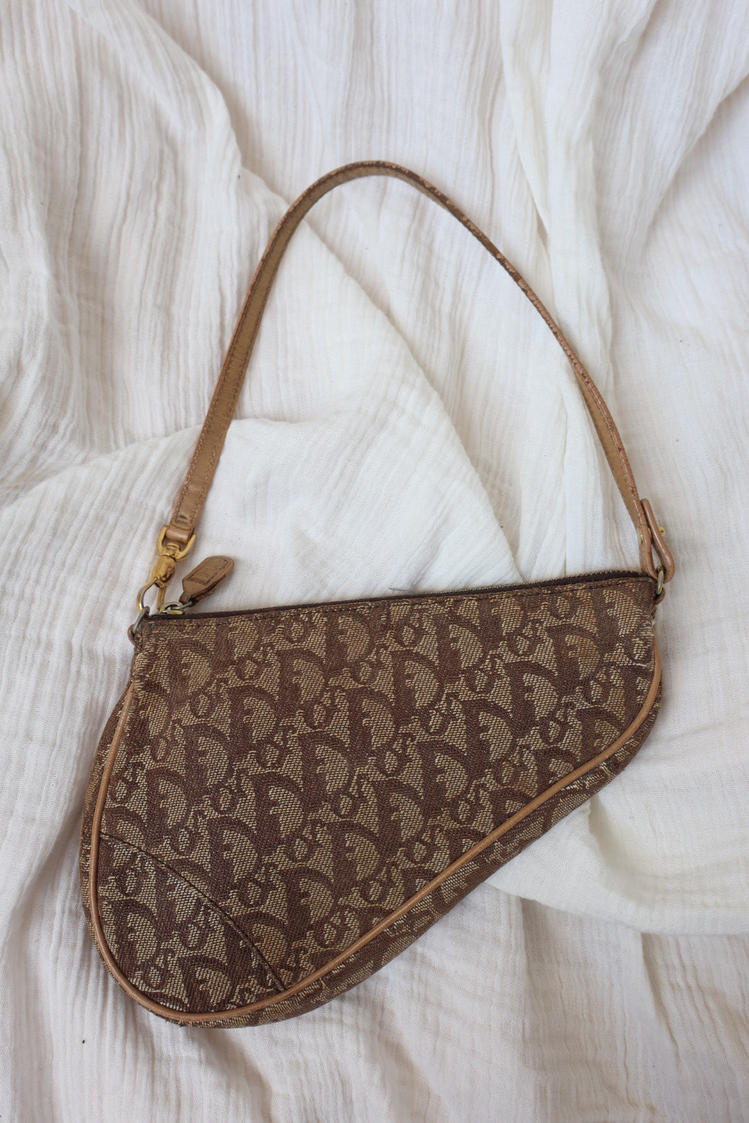 Christian Dior 2002 mini Diorissimo saddle bag