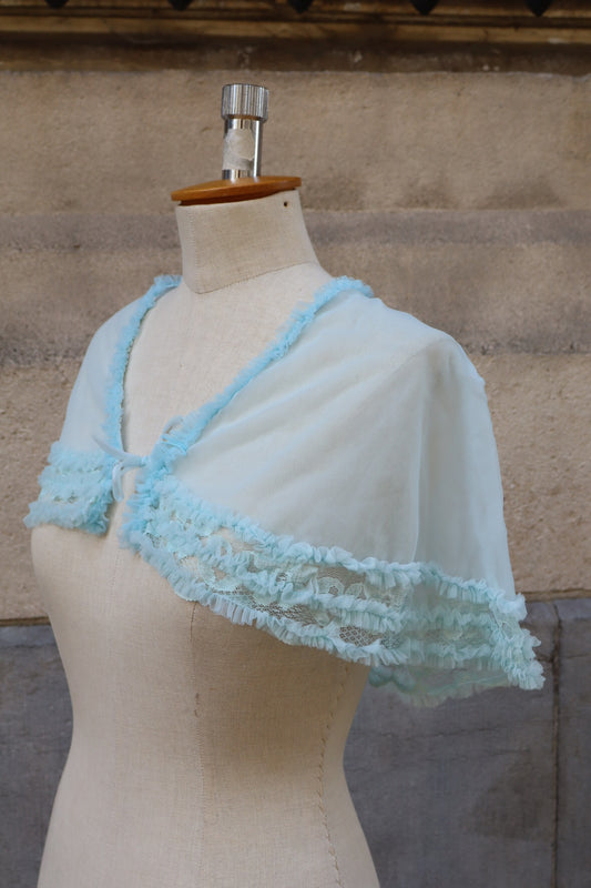 Deadstock Italian lingerie cape - taille unique