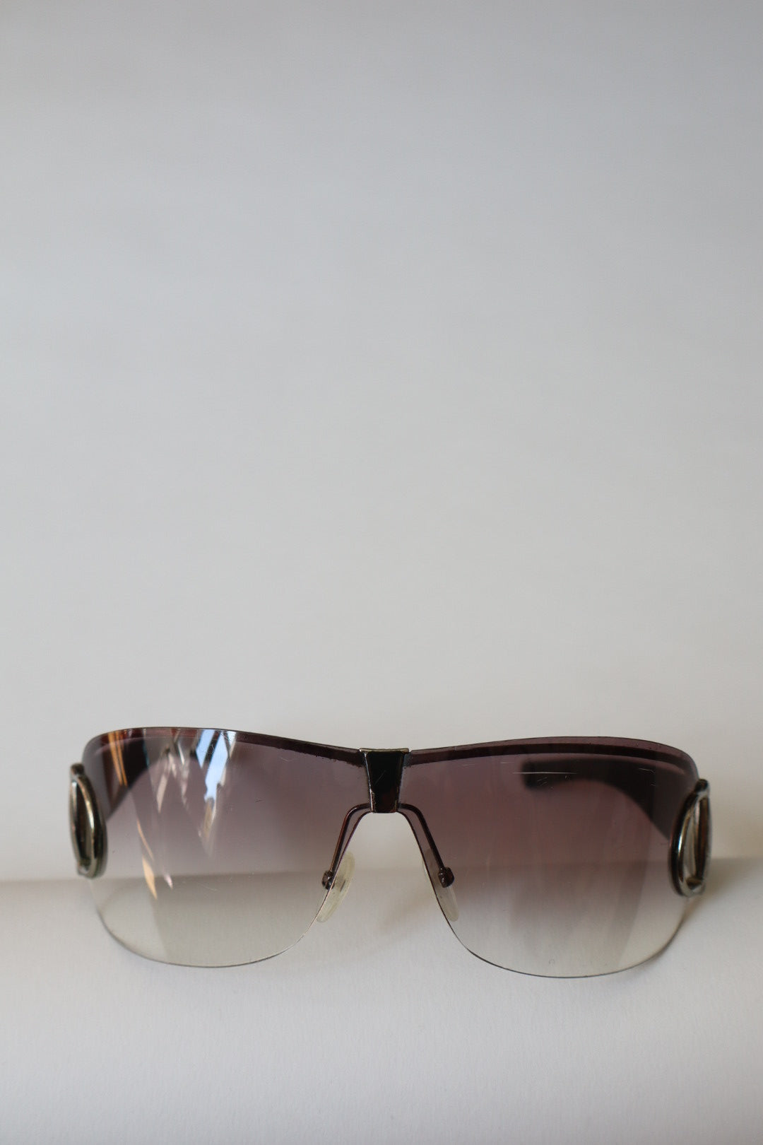 Gucci rimless horsebit sunglasses