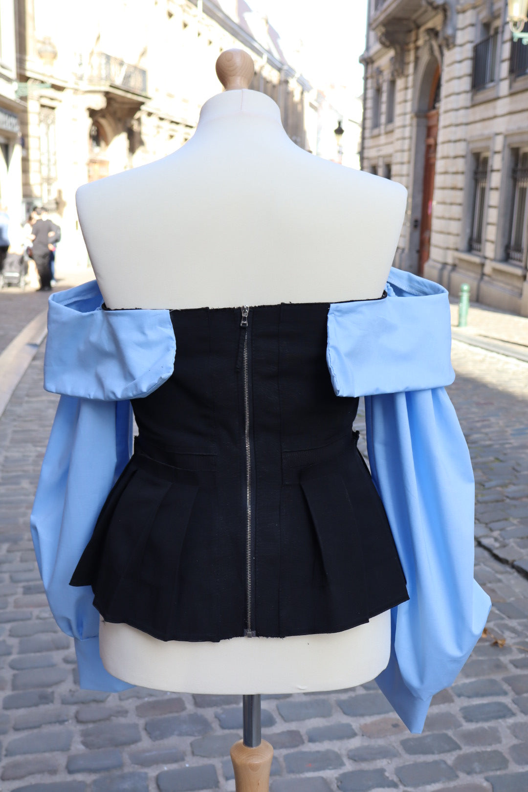 Dolce&Gabbana off the shoulder bustier peplum blouse size L / XL