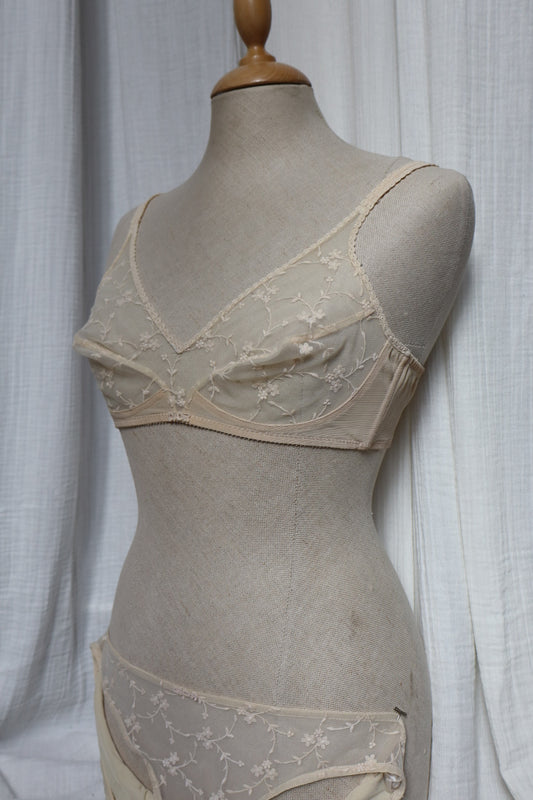 Christian Dior nude lingerie set size M/L