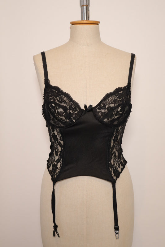 Black lace bustier EU80A / FR95A / US36A