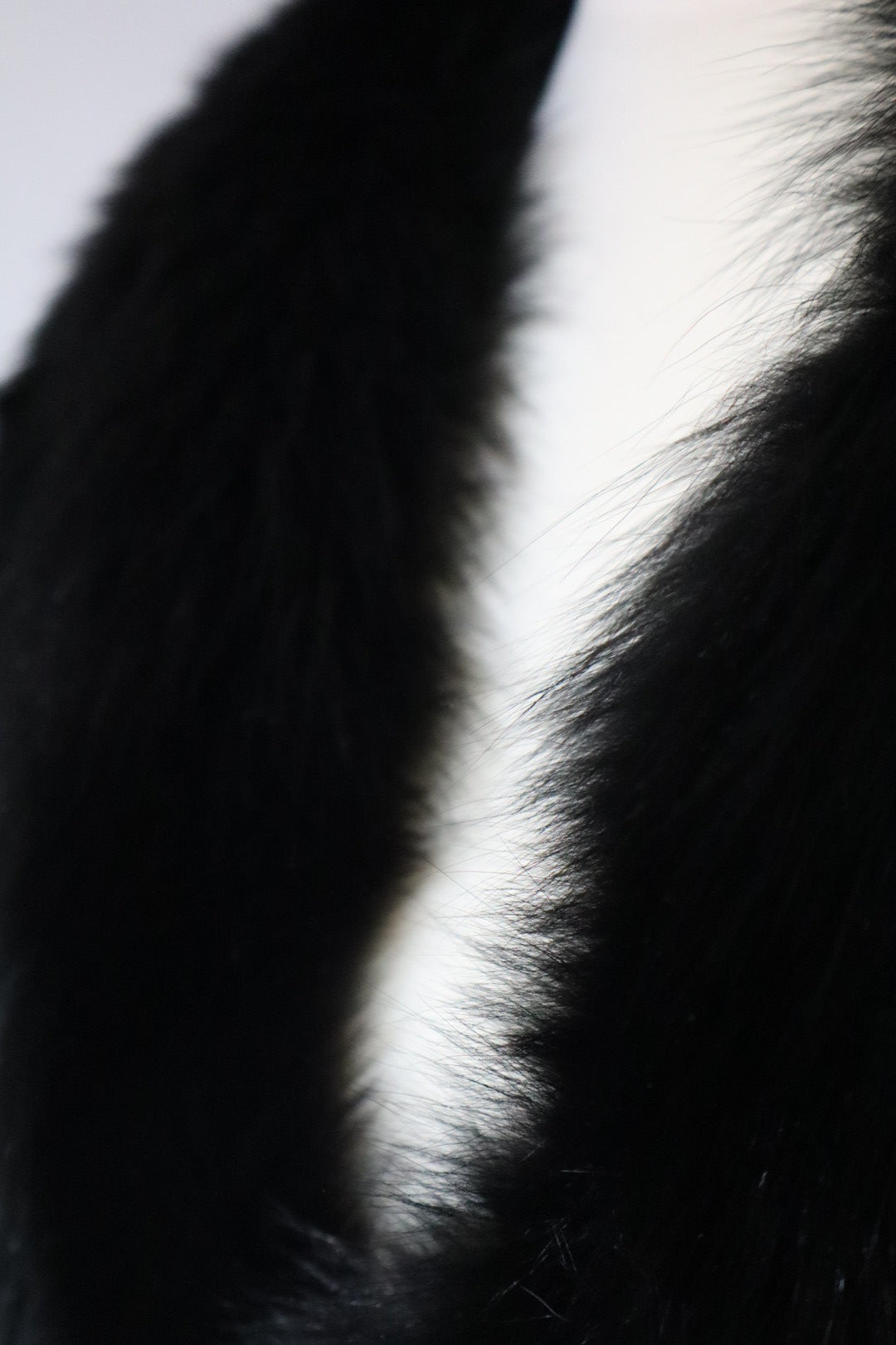 Genuine leather and fur jacket, size XL