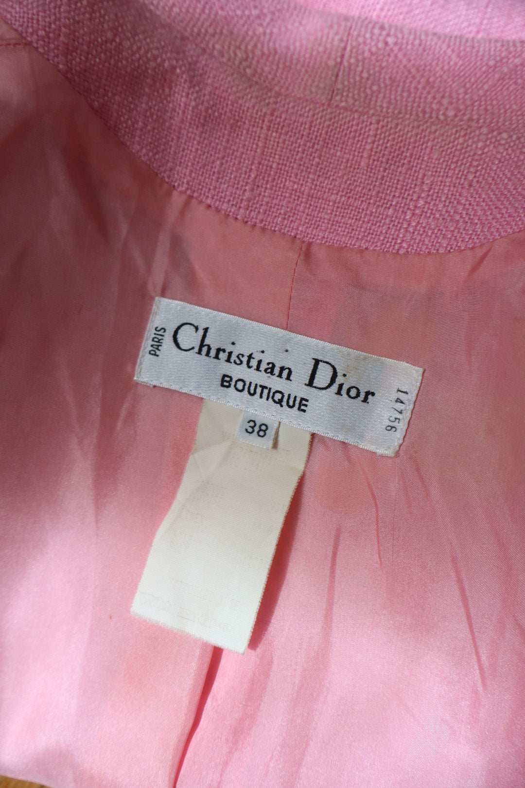 Pink 1980’s Christian Dior boutique blazer size 38 - Medium