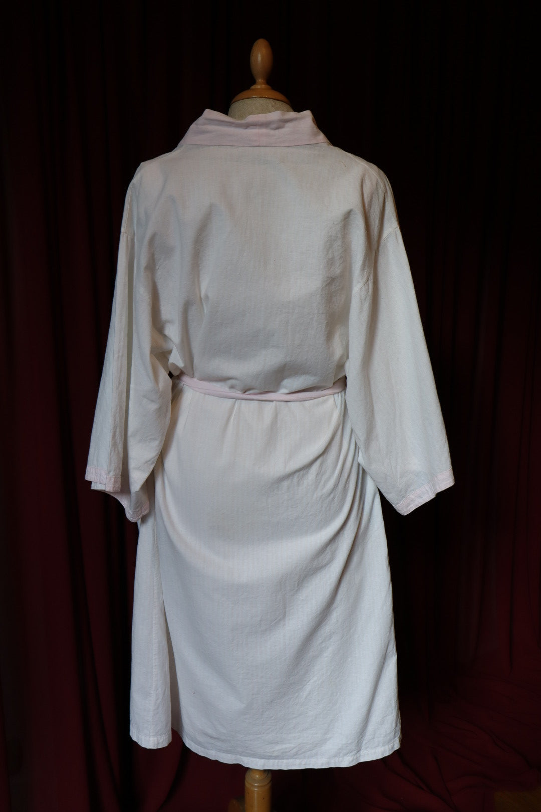 Yves Saint Laurent soft pink coton slipdress & robe set