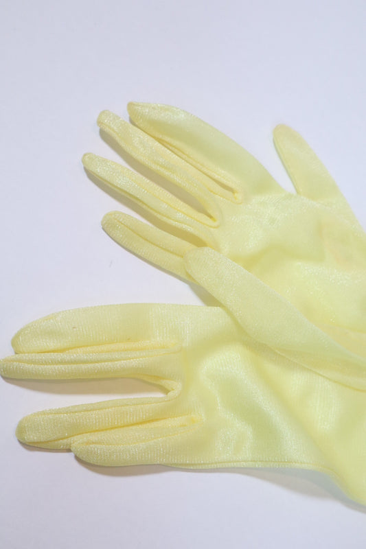 Yellow 1960’s deadstock gloves (size 7)
