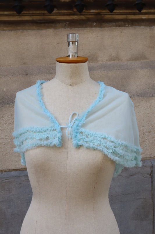 Deadstock Italian lingerie cape - taille unique