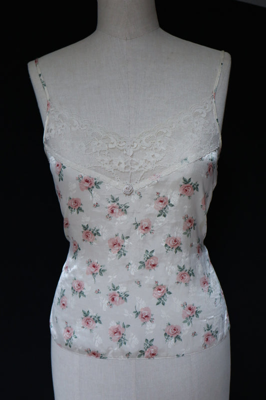 Floral camitop 1980’s size M